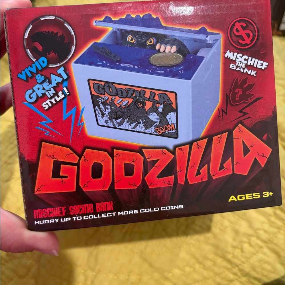 Godzilla Mischief Saving Bank - Blue
